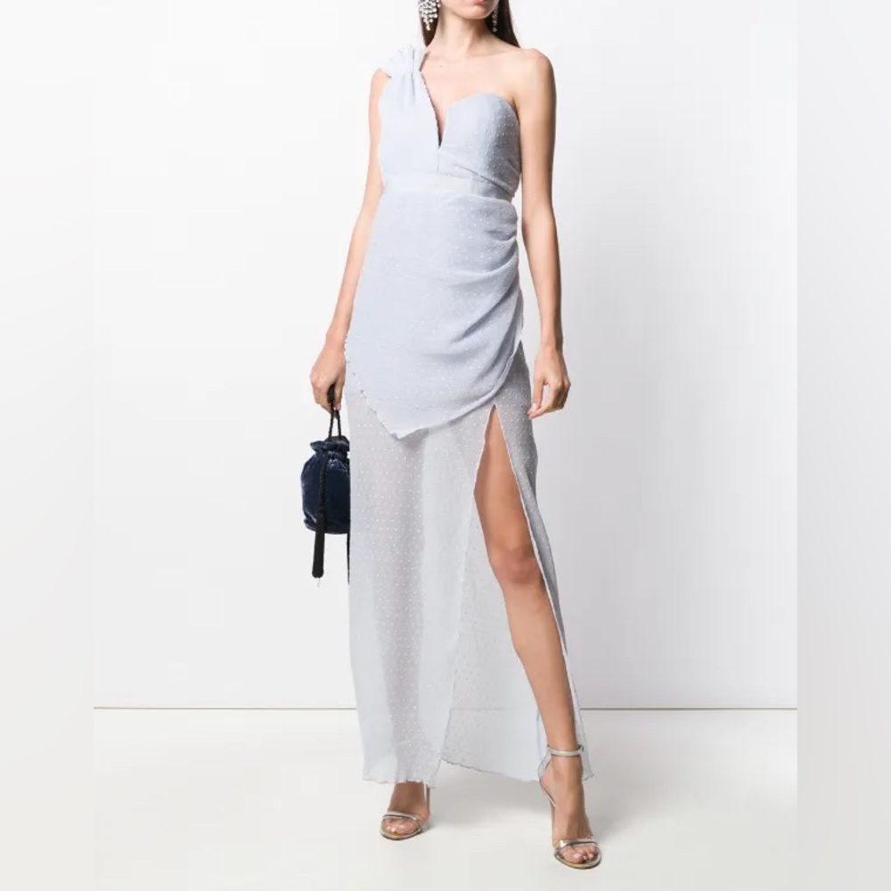 Alice McCall Light Blue One-Shoulder Dress